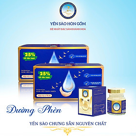[Hộp 6 Hũ] Tổ Yến Sào Chưng Đường Phèn - Yến Sào Hòn Gốm Chính Hiệu Khánh Hoà - HGK NEST