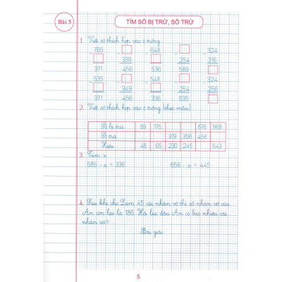 Sách - vở ô li bài tập toán lớp 3 quyển 1 (dùng kèm sgk chân trời sáng tạo) (HA-MK)