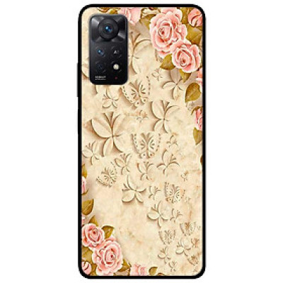 Ốp lưng dành cho Xiaomi Redmi Note 11 Pro 5G - Hoa Hồng Lá Vàng