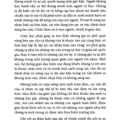 Giáo Dục Và Ý Nghĩa Cuộc Sống - FN