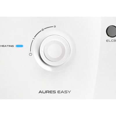 AURES EASY 4.5P Máy nước nóng trực tiếp Ariston AURES EASY 4.5P Bơm trợ lực, Cầu dao chống rò điện ELCB, Vỏ chống thấm [Hàng Chính Hãng]