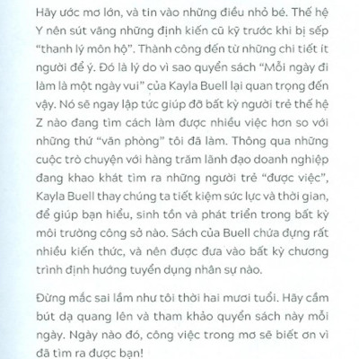 Mỗi Ngày Đi Làm Là Một Ngày Vui