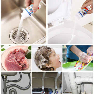 Lọ Bột Thông Cống LKB 110g Thông Tắc Nghẽn Toilet Bồn Chậu Rửa Lavabo Ống Nước Siêu Mạnh