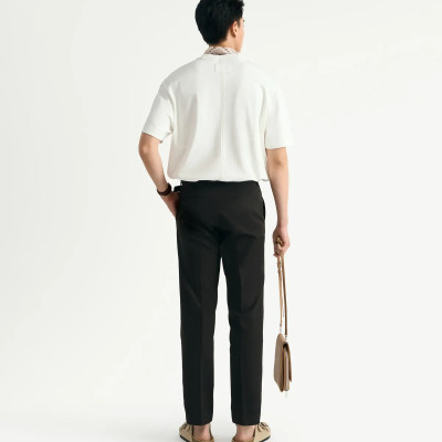 Quần vải / Quần tây nam màu đen Form slim - RT 10S25PFO005 | ROUTINE CÀ MAU