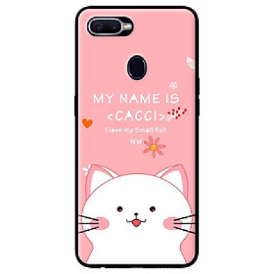 Ốp in cho Oppo Realme 2 Pro Mèo Trắng Thích Ăn - Hàng chính hãng
