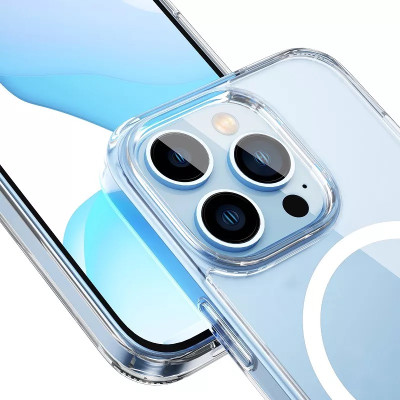 Ốp Wiwu Aurora Series Phone Case KCC-106 Dành Cho Iphone Hỗ Trợ Sạc từ Tính Không Dây, Có Giá Đỡ Di Động- Hàng Chính Hãng