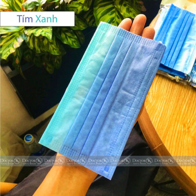 < 1 BỊCH 10 CÁI> Khẩu trang y tế NHIỀU MÀU - Color Mask Gradient - Chất vải Spunlace mềm mại - An tâm sử dụng
