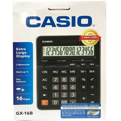 Máy Tính Casio GX-16B-W-DC
