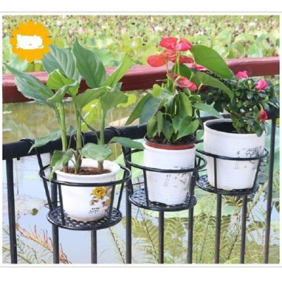 Giỏ Sắt Treo Chậu Hoa Ban Công Đế Dày GroFa - Chính Hãng 