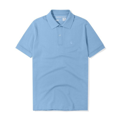 ÁO POLO THÊU LOGO CÁNH THUYỀN XANH DƯƠNG