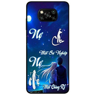 Ốp lưng dành cho Xiaomi Poco X3 mẫu Nợ Cha Một Con Rể