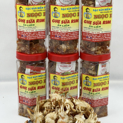 Đặc sản Phan Thiết - Ghẹ Sữa Rim Hộp (Gói) 200 Gram Đã Chế Biến Ăn Liền Ngon Ơi Là Ngon. Hạn Sử Dụng 12 Tháng Kể Từ Ngày Đặt Hàng - OCOP 4 Sao