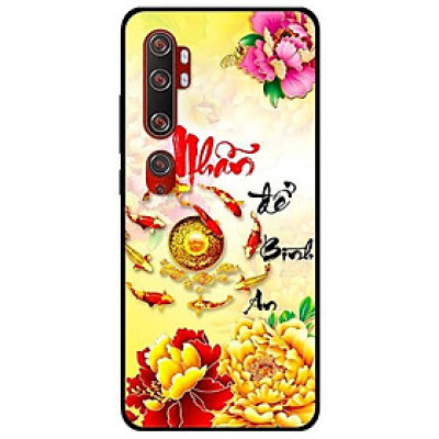 Ốp lưng dành cho Xiaomi Mi Note 10 - Mi Note 10 Pro - mẫu Thư Pháp Nhẫn Bình An