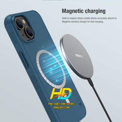Ốp Lưng Chống Sốc Dành Cho iPhone 14 Max / 14 Plus Chính Hãng Nillkin SUPER FROSTED SHIELD PRO Bảo Vệ Camera - Hàng Chính Hãng