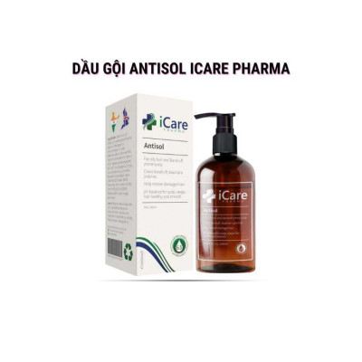 Dầu Gội iCare Antisol Sạch Gàu Chiết Xuất Dược Liệu Sạch Gàu, Giảm Ngứa, Chống Rụng, Cân Bằng Độ PH