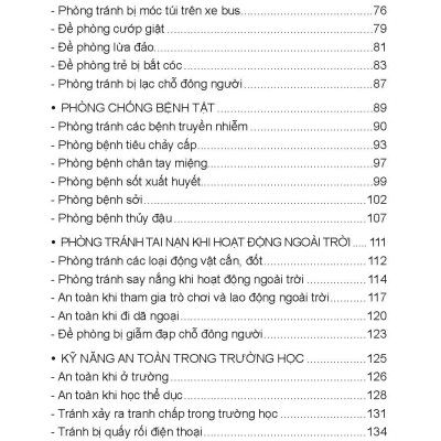 Phòng Tránh Tai Nạn Cho Trẻ Em, Học Sinh - Vietnambook