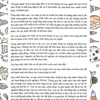 Steam For Kids: Tớ Thích Du Hành Vũ Trụ (3-6 Tuổi)