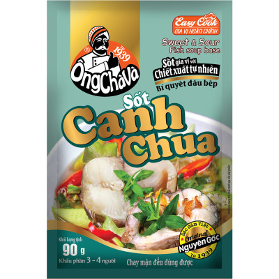 Sốt Canh Chua Ông Chà Và 90g (Sweet & Sour Fish Soup Base)