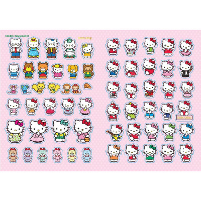 Sách - Bóc Dán Nhanh Tay - Hello Kitty - Tương Lai Tuyệt Vời - Minh Thắng