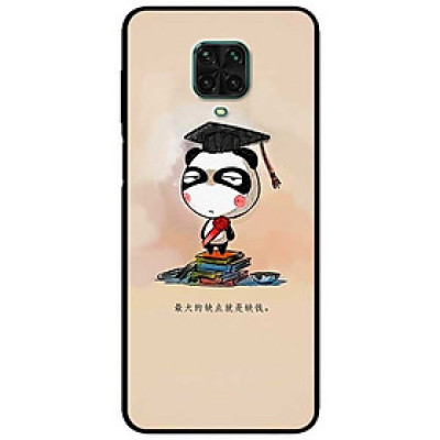Ốp lưng dành cho Xiaomi Redmi Note 9s - Note 9 Pro - Note 9 Promax mẫu Gấu Trúc Tốt Nghiệp