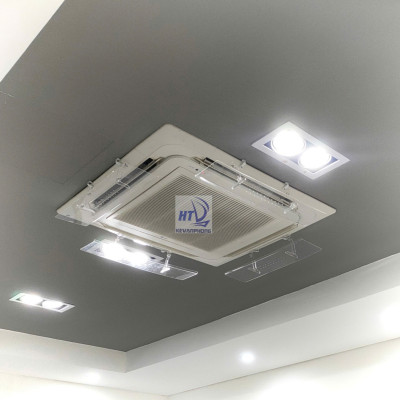 Tấm cản gió điều hòa âm trần trong suốt - (sản phẩm gồm: 1 cánh chắn gió cho 1 cửa ra của máy âm trần)