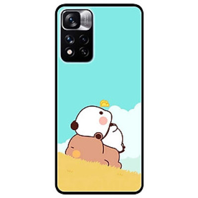 Ốp lưng dành cho Xiaomi Redmi Note 11 Pro ( Bản Nội Địa ) mẫu Đôi Gấu Ngắm Mây