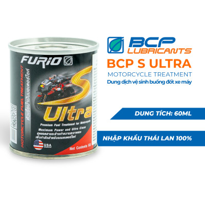 Combo Dầu Nhớt Xe Máy 15W40 0.8L + Phụ Gia Làm Sạch Buồng Đốt S-Ultra Nhập Khẩu Thái Lan 