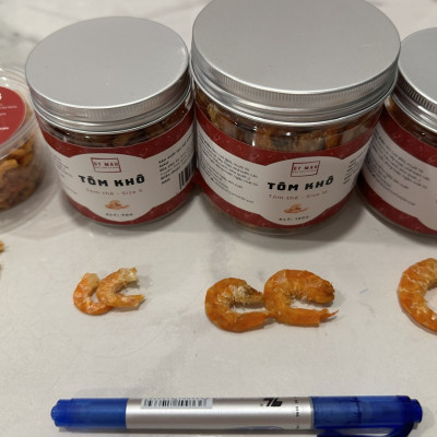 Tôm khô thẻ Size S - 1kg