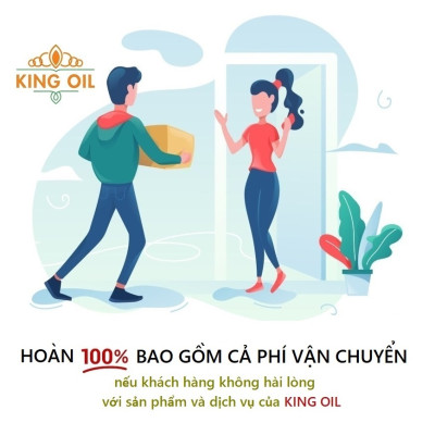 Tinh dầu Bạc Hà 100ml nguyên chất từ thiên nhiên, Xuất khẩu thị trường Mỹ, Thơm Phòng, Khử Mùi, Kháng Khuẩn, Đuổi Muỗi, Đuổi Chuột - KingOil