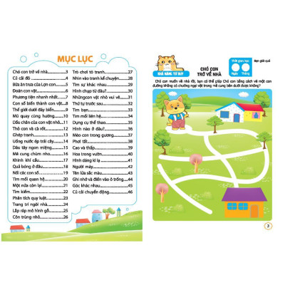 Sách - Sân Chơi Trí Tuệ Cho Trẻ 4 - 5 Tuổi - Não Trái + Não Phải - Quyển 1 - Minh Thắng