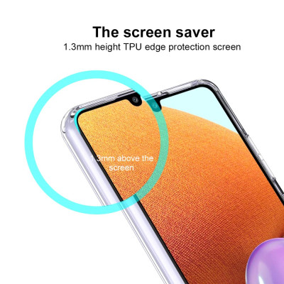Ốp lưng silicon dẻo trong suốt mỏng 0.6mm cho Samsung Galaxy A13 hiệu Ultra Thin độ trong tuyệt đối chống trầy xước - Hàng nhập khẩu