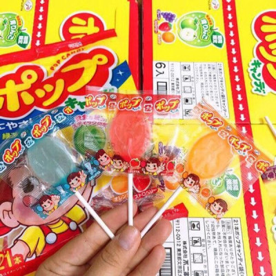 Combo 2 gói Kẹo mút Fujiya vị Trái cây (21 cây)