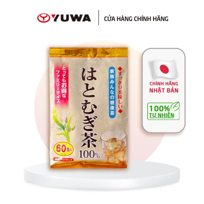 Trà Hạt Ý Dĩ Yuwa 100% Chiết Xuất Từ Hạt Ý Dĩ Thanh Nhiệt, Giảm Mụn Nhọt, Hỗ Trợ Giảm Cân, Tốt Sức Khỏe Tim Mạch Yuwa