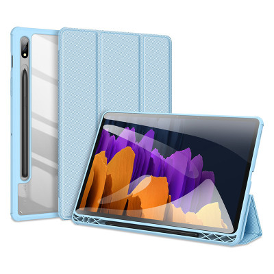 Bao da chống sốc cho SamSung Galaxy Tab S8 có ngăn đựng bút chính hãng Dux Ducis Toby - Hàng chính hãng