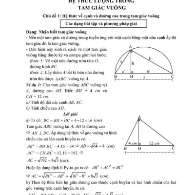 Sách - Sổ Tay Đề Cương Toán Văn Anh Lớp 9 (WU)