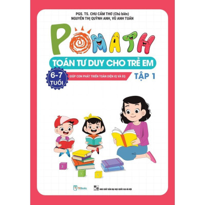 Sách - Combo POMath - Toán tư duy cho trẻ em 6 - 7 tuổi - MCBooks