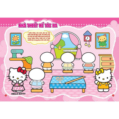 Sách - Bóc Dán Nhanh Tay - Hello Kitty - Tương Lai Tuyệt Vời - Minh Thắng