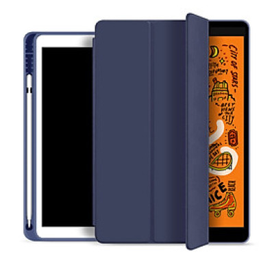 Bao da TPU cho iPad 10.2-inch Gen 7, Gen 8, Gen 9 Smart Case có khay đựng bút pencil - Hàng chính hãng