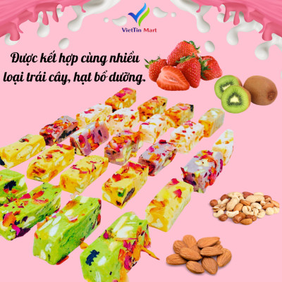 Set Nguyên Liệu Kẹo Nougat Thượng Hạng VietTin Mart