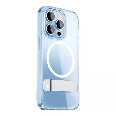 Ốp Wiwu Aurora Series Phone Case KCC-106 Dành Cho Iphone Hỗ Trợ Sạc từ Tính Không Dây, Có Giá Đỡ Di Động- Hàng Chính Hãng