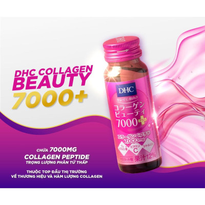 Collagen nước DHC, Bổ sung hàm lượng collagen dồi dào, Duy trì độ ẩm trên da, chống lão hóa, giúp da căng mịn