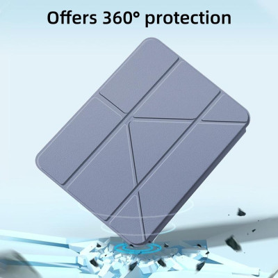 Bao Da Cho iPad Pro 11 M4 2024, iPad Gen 10 ,iPad Pro 11 M1/M2 , iPad Pro 13 inch M4 ,iPad Air 4 Air 5 Ai6 M2 2024 Gập chữ Y Đa Năng lưng trong chống sốc chống ố hiệu Mutural Defender Case - Hàng chính hãng
