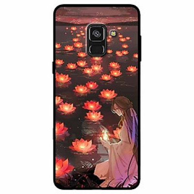 Ốp lưng dành cho Samsung A8 2018 mẫu Thả Hoa Đăng