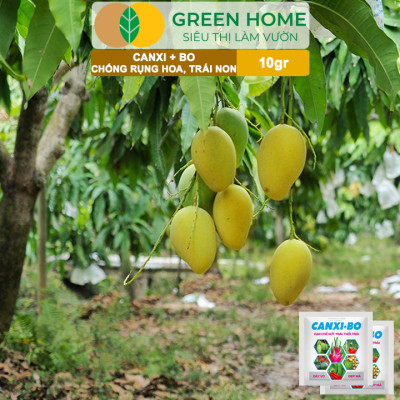 Phân Bón Canxi Bo Greenhome, Viên 10Gr, Tăng Đậu Trái, Chống Rụng Hoa Và Trái Non, Chống Thối Trái