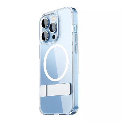 Ốp Wiwu Aurora Series Phone Case KCC-106 Dành Cho Iphone Hỗ Trợ Sạc từ Tính Không Dây, Có Giá Đỡ Di Động- Hàng Chính Hãng
