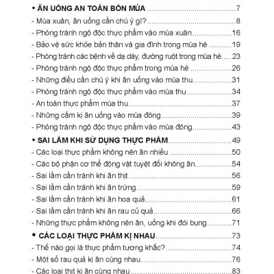 Phòng Tránh Tai Nạn Về Thực Phẩm - Vietnambook