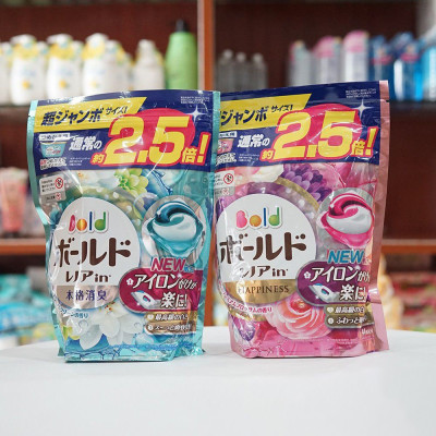 Viên giặt xả Bold GelBall 4D P&G hương hoa ngọt ngào túi refill 36 Viên