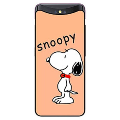 Ốp in cho Oppo Find X Chú Chó Snoopy - Hàng chính hãng