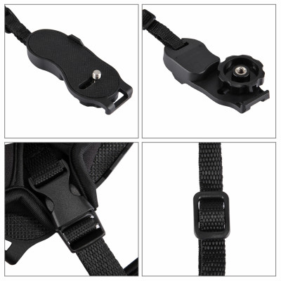Dây đeo cổ tay kèm tấm nhựa vít 1/4 inch cho máy ảnh SLR / DSLR Puluz PU224, hàng chính hãng