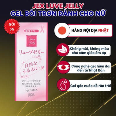 combo 3 gói GEL BÔI TRƠN NHẬT BẢN